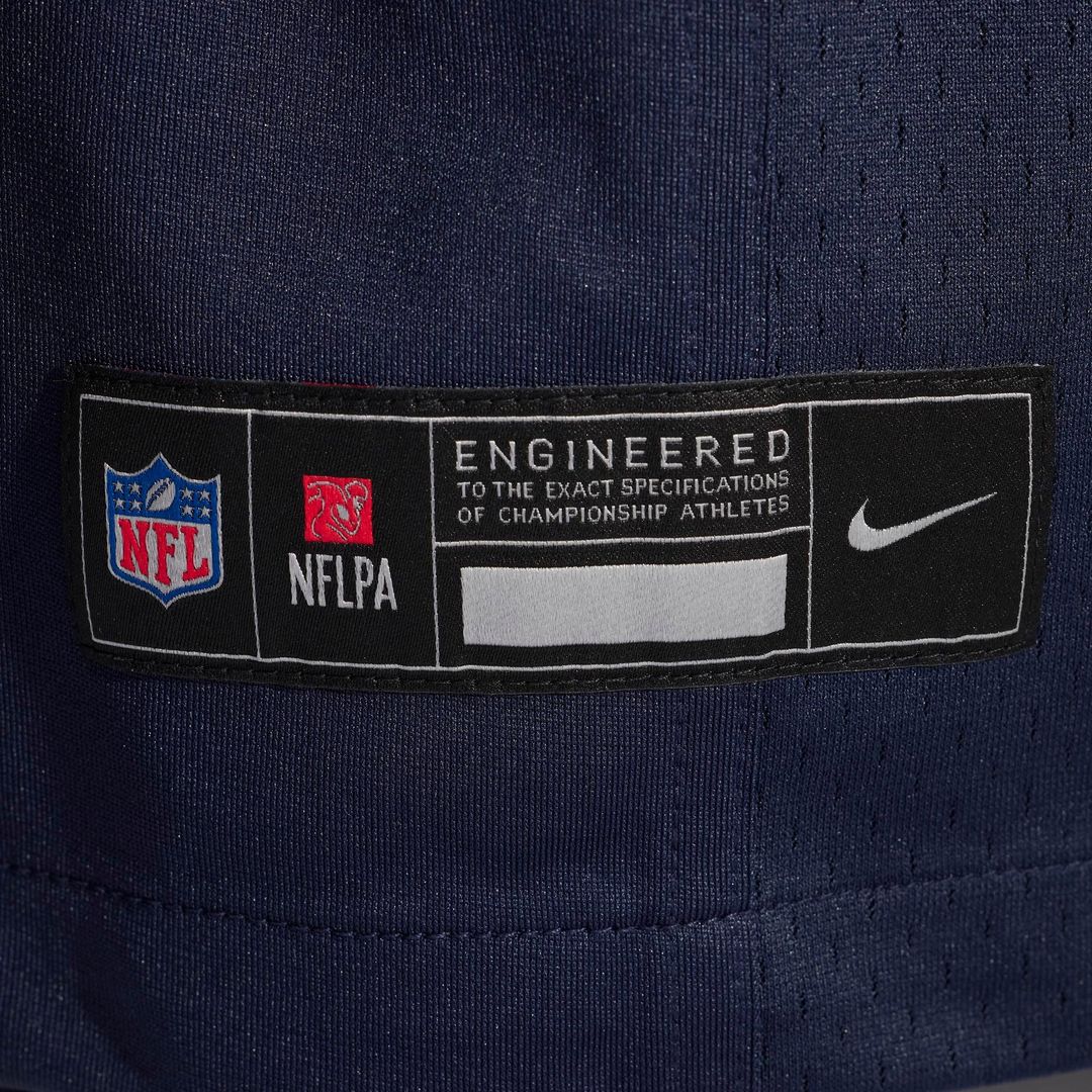Logan Jones Chicago Bears Game Jersey - Navy