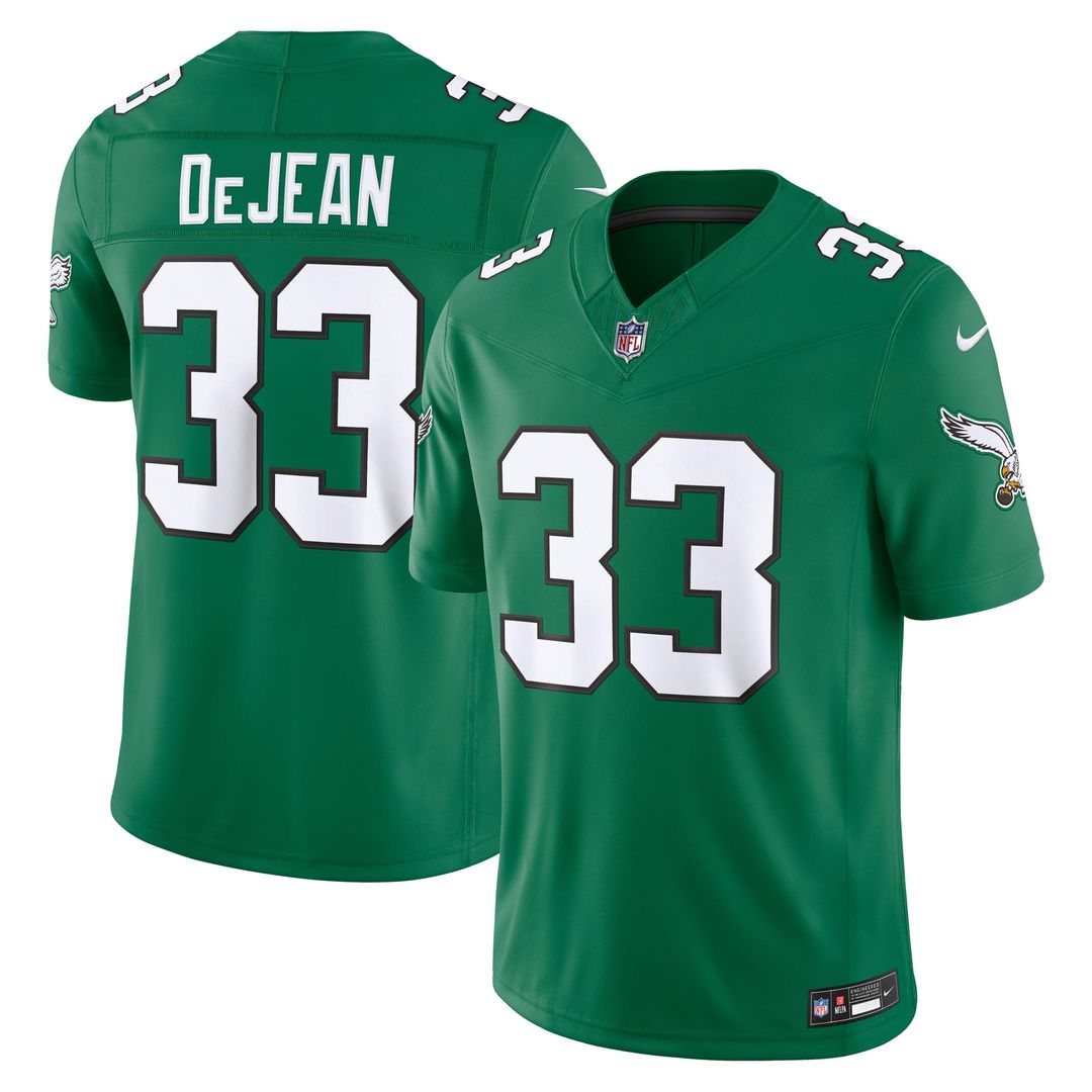 Cooper DeJean Philadelphia Eagles Alternate Vapor F.U.S.E. Stitched Limited Jersey - Black