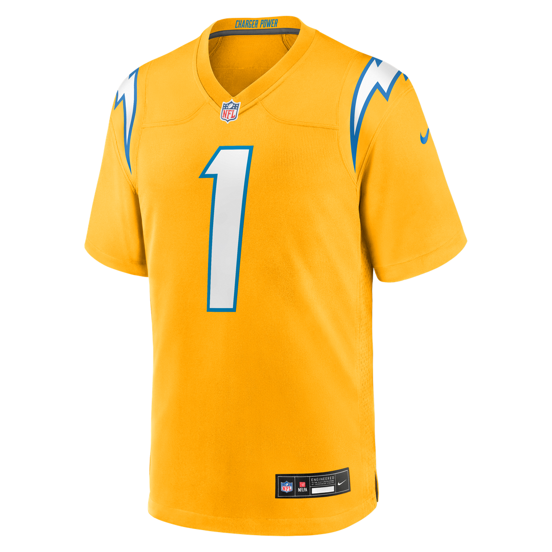 Quentin Johnston Los Angeles Chargers Game Jersey - Powder Blue
