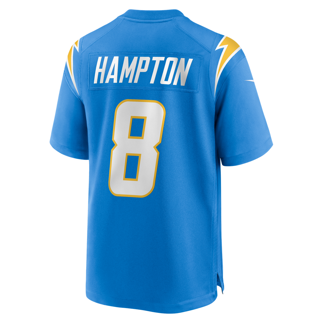 Omarion Hampton Los Angeles Chargers Game Jersey - Powder Blue