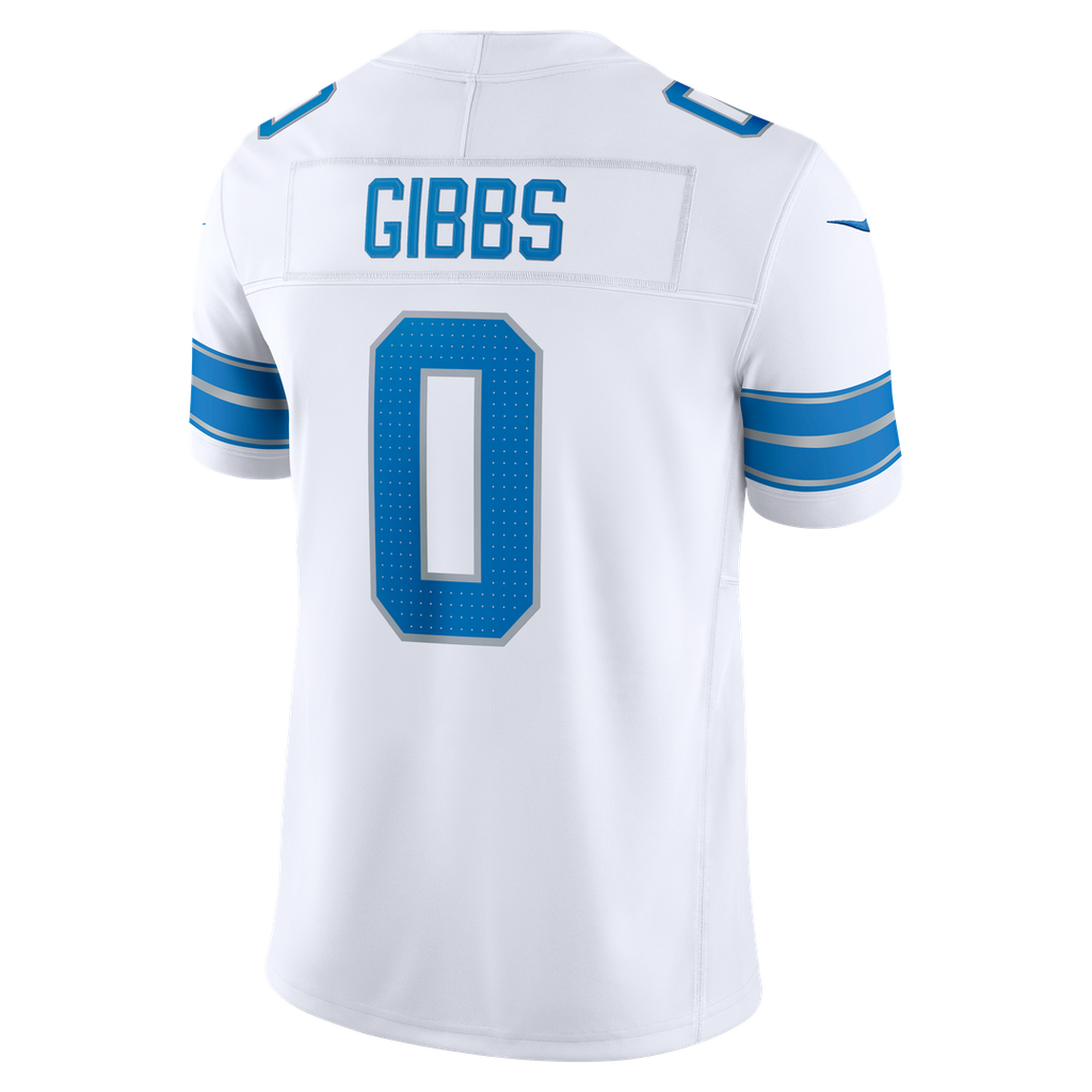 Jahmyr Gibbs Detroit Lions Vapor F.U.S.E. Stitched Limited Jersey - White